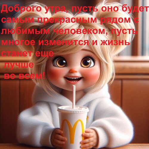 Открытка Доброго утра, пусть оно будет самым прекрасным рядом с любимым человеком, пусть многое изменится и
