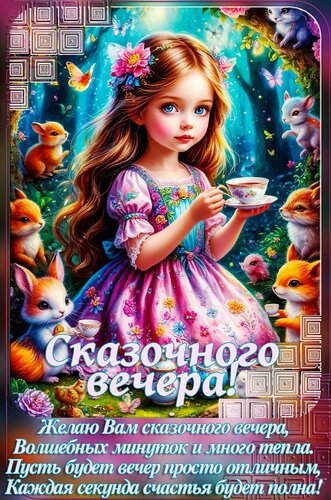 Открытка Сказочного вечера