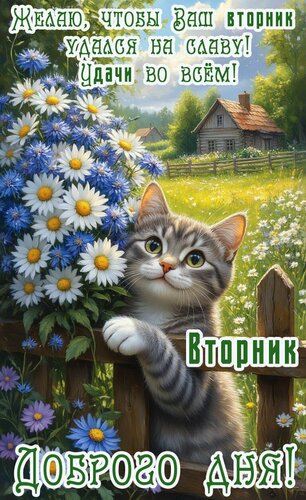 Открытка Вторник