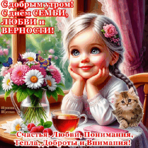 Анимированная открытка Доброе утро!