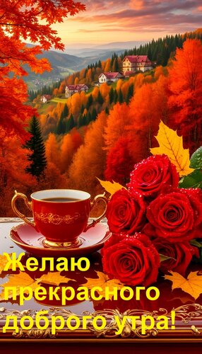 Открытка Желаю прекрасного доброго утра!
