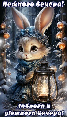 Открытка Добрый вечер