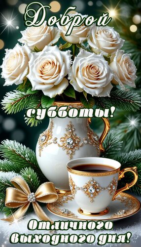 Открытка Суббота