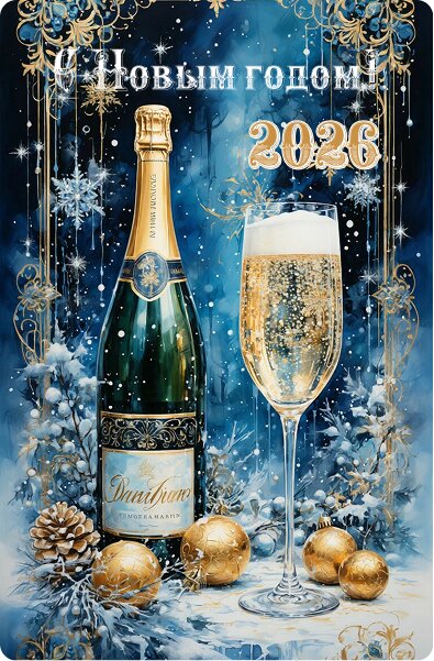 Открытка С новым годом!