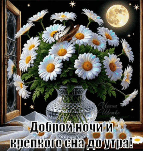 Анимированная открытка Доброй ночи!