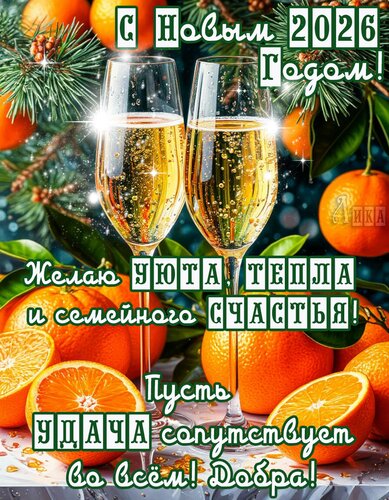 Открытка Новый год