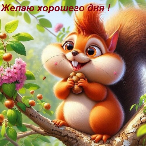 Открытка Желаю хорошего дня !