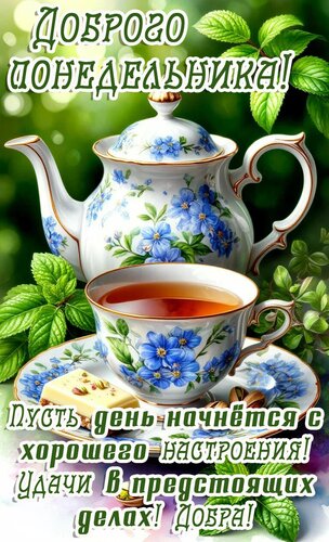 Открытка Понедельник