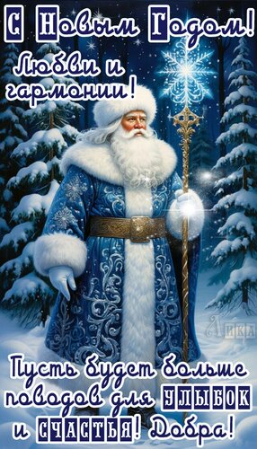 Открытка Новый год
