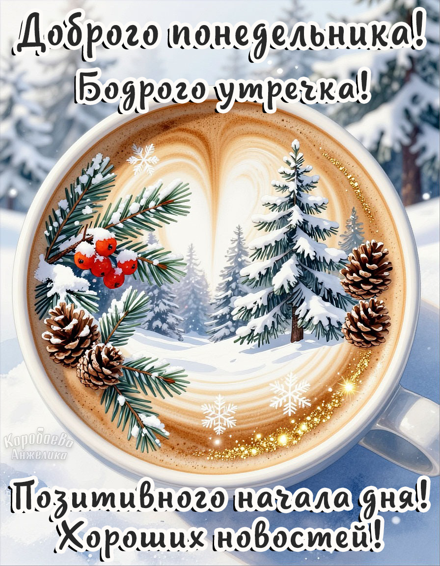 Открытка Понедельник