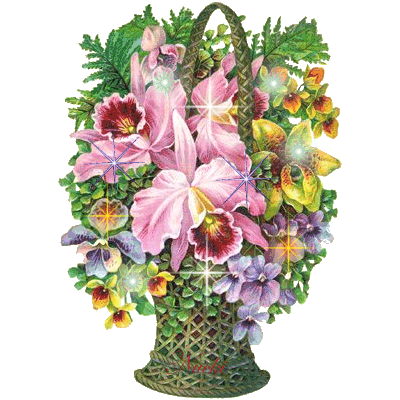 Анимированная открытка Букет gifs de flores