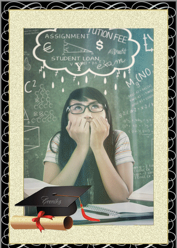 Анимированная открытка С днем студента!