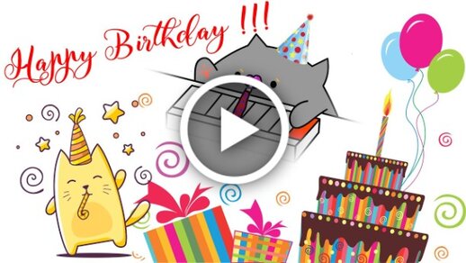 Открытка Happy Birthday MagniArt GC003