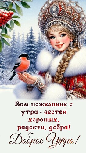 Открытка Доброго утра