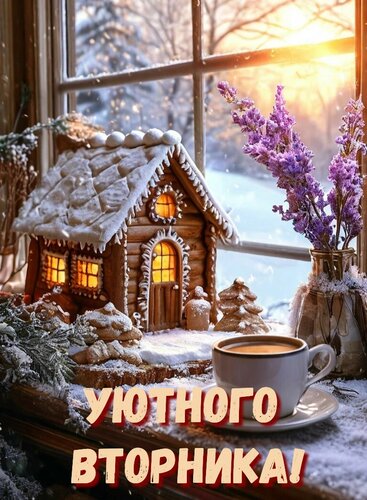 Открытка Уютного вторника!