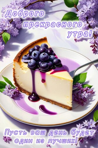 Открытка Доброго прекрасного утра! Пусть ваш день будет один из лучших!