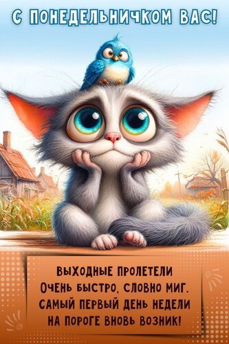 Открытка С понедельничком!