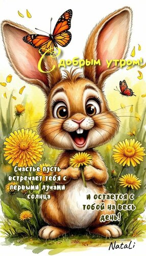 Открытка С добрым утром