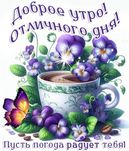 Открытка Доброе утро
