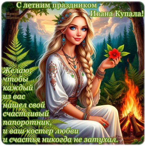 Открытка День Ивана Купала