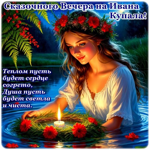 Открытка Волшебного вечера!