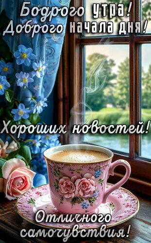 Открытка Доброе утро!
