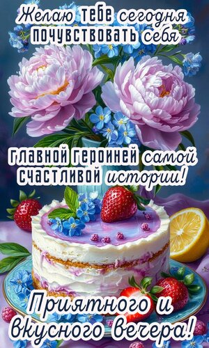 Открытка Добрый вечер!