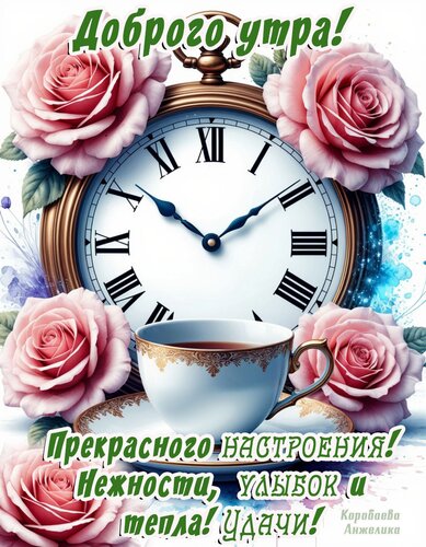 Открытка Доброго утра