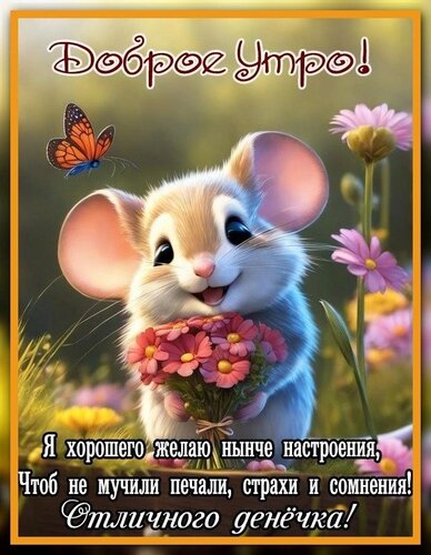 Открытка Доброе утро