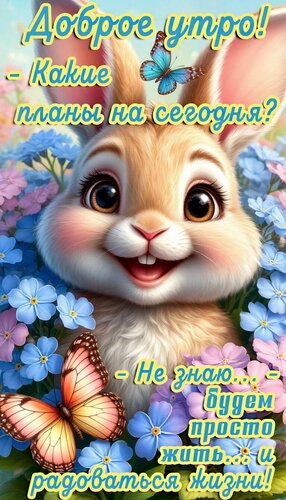 Открытка Доброе утро