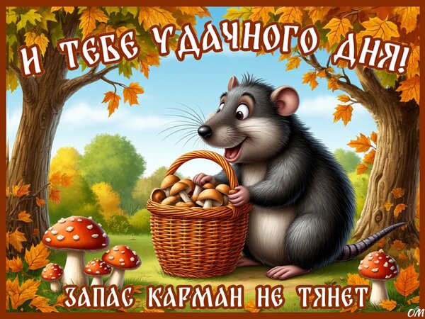 Открытка Удачного дня!