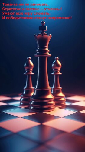 Открытка Таланта им не занимать, Стратегии и тактики – отменны! Умеют всю игру сломать, И победителями станут