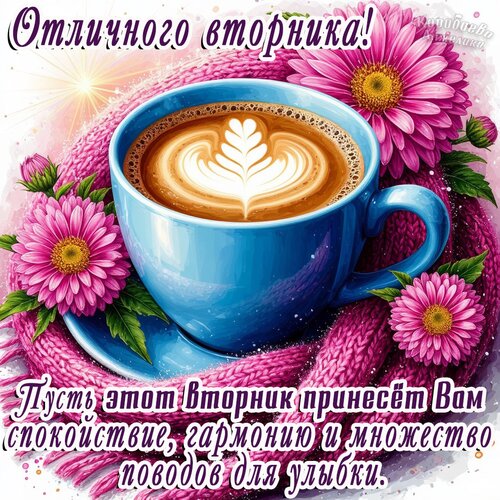Открытка Вторник
