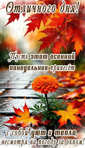 Открытка Понедельник