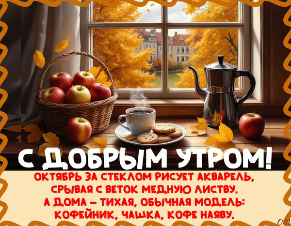 Открытка Доброго утра