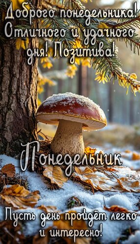 Открытка Понедельник