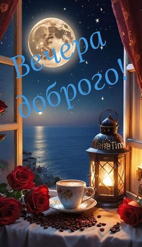 Открытка Вечера доброго!