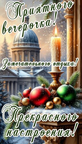 Открытка Добрый вечер