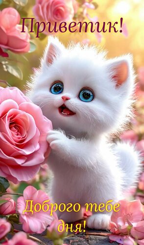 Открытка Привет! Доброго тебе дня!