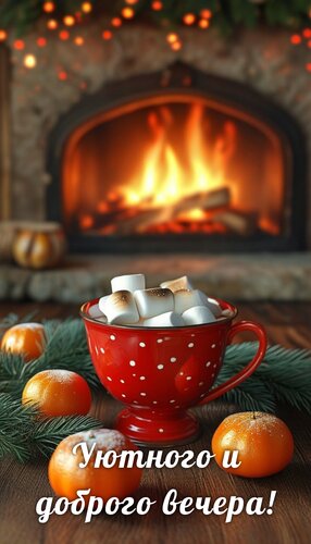 Открытка Уютного и доброго вечера!