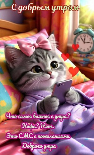 Открытка С добрым утром