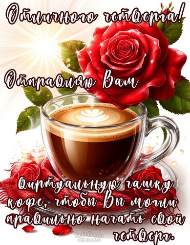 Открытка Четверг