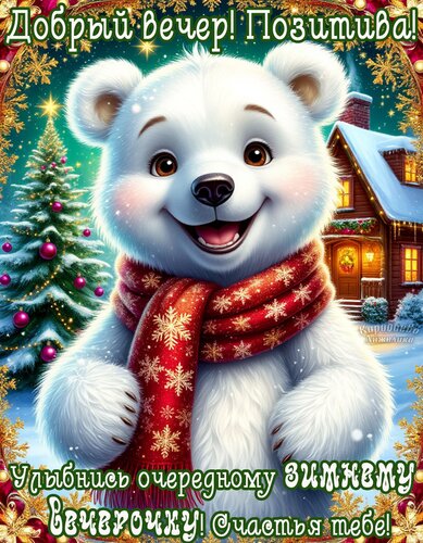 Открытка Добрый вечер