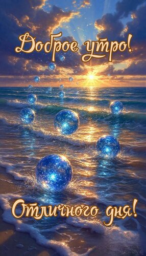 Открытка Доброе утро! Отличного дня!