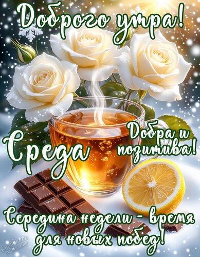 Открытка Среда