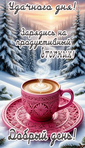 Открытка Вторник