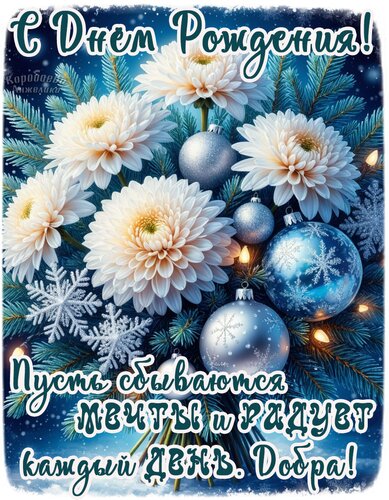 Открытка С днём рождения!