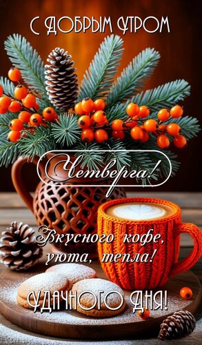 Открытка Четверг