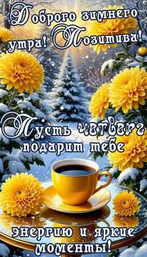 Открытка Четверг