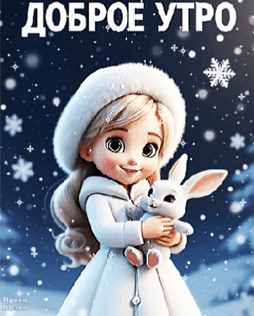 Анимированная открытка Доброе утро!